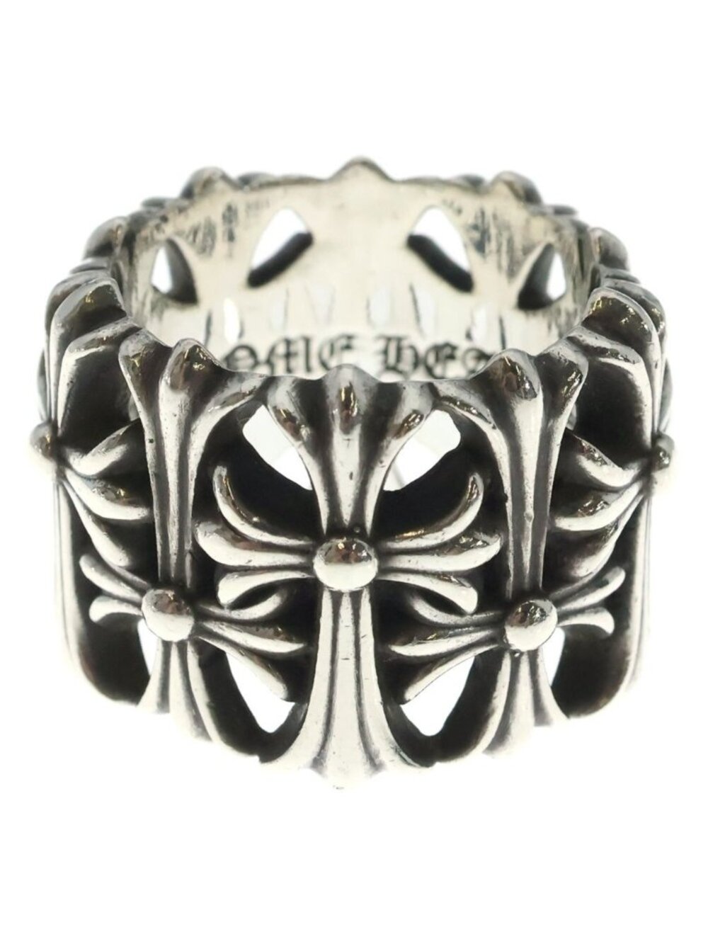 Chrome Hearts Cemetery Black Sling Silver